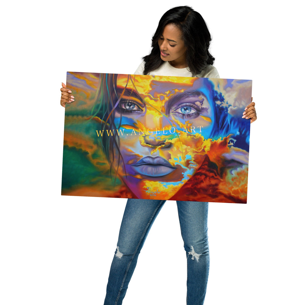 CHILD OF LIGHT- Metal prints